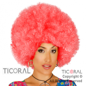 PELUCA AFRO SUPER ROJO HS7530-4 x 1